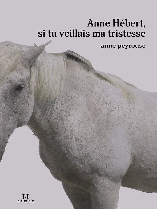 Title details for Anne Hébert, si tu veillais ma tristesse by Anne Peyrouse - Available
